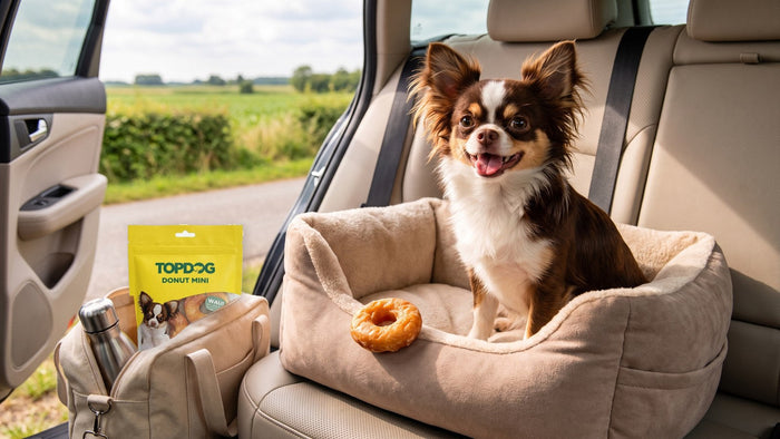 Kausnacks unterwegs: was auf Reisen mit Hund gehört