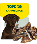 TOPDOG Lammlunge – Naturkauartikel für Hunde (500 g, ohne Zusätze)