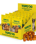 TOPDOG Knusperbrocken mit Huhn – Trainingssnack für Hunde (70 g, 90 % Hühnerfilet)