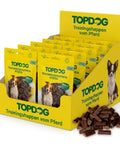 TOPDOG Trainingshappen Pferd – Trainingssnack für Hunde (70 g, 91 % Pferdefleisch)