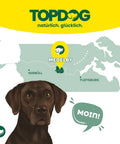 TOPDOG Knabberohren vom Büffel – Naturkauartikel für Hunde (fettarm, ohne Zusatzstoffe)