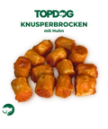 TOPDOG Knusperbrocken mit Huhn – Trainingssnack für Hunde (70 g, 90 % Hühnerfilet)