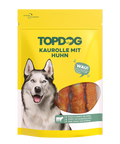 TOPDOG Kaurolle mit Huhn Dental Care – Kausnack für Hunde (5 Stück, zuckerfrei)