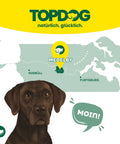 TOPDOG Chicken-Donut Dental Care – Kausnack für Hunde (Rinderhaut mit Hühnerbrustfilet, zuckerfrei)