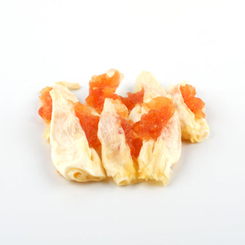 TOPDOG Kaninchenohren mit Hühnerfilet – Kausnack für Hunde (70 g, ohne Zusatzstoffe)