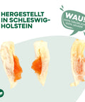 TOPDOG Kaninchenohren mit Hühnerfilet – Kausnack für Hunde (70 g, ohne Zusatzstoffe)