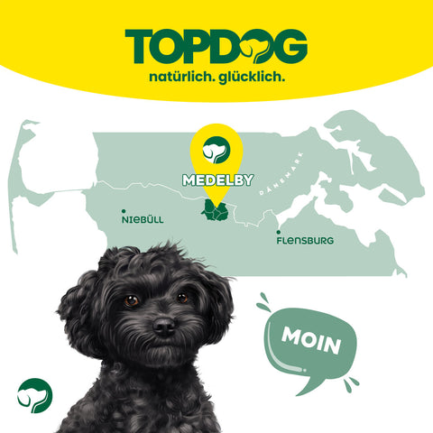 TOPDOG Kaustange mit Huhn Mini – Kausnack für kleine Hunde (70 g, zuckerfrei, getreidefrei)