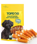 TOPDOG Kaustange mit Huhn Mini – Kausnack für kleine Hunde (70 g, zuckerfrei, getreidefrei)