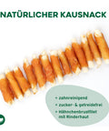 TOPDOG Kaustange mit Huhn Mini – Kausnack für kleine Hunde (70 g, zuckerfrei, getreidefrei)