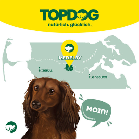 TOPDOG Leberwurstleckerlis – Trainingssnack für Hunde (80 g, aus eigener Herstellung)