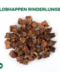 TOPDOG Lobhappen Rinderlunge – Trainingssnack für Hunde (70 g, 100 % Rinderlunge)