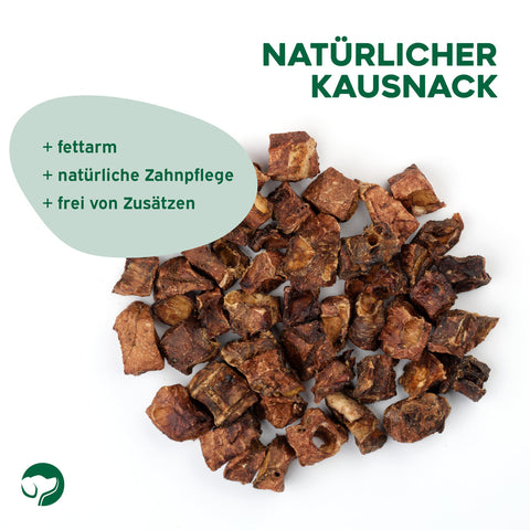 TOPDOG Lobhappen Rinderlunge – Trainingssnack für Hunde (70 g, 100 % Rinderlunge)