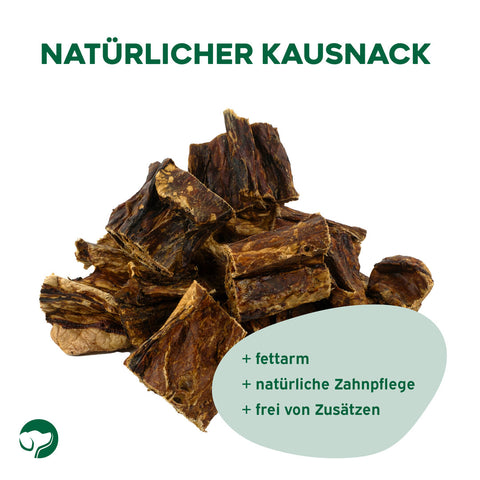 TOPDOG Rinderlunge – Naturkauartikel für Hunde (fettarm, ohne künstliche Zusätze)