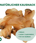 TOPDOG Rinderohren naturbelassen – Naturkauartikel für Hunde (ohne Zusatzstoffe)