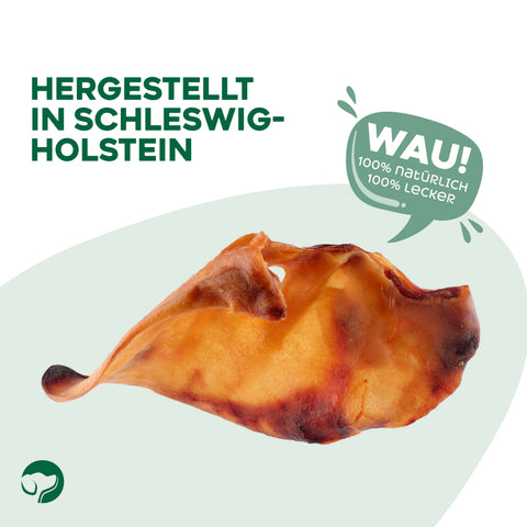 TOPDOG Schweineohren – Naturkauartikel aus eigener Herstellung (ohne Zusatzstoffe)