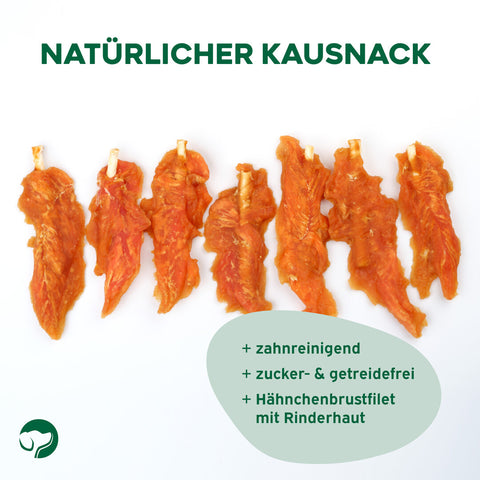 TOPDOG Chicken-Lolly Dental Care – Kausnack für Hunde (250 g, zuckerfrei)