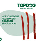 TOPDOG Entenbrustfilet in Streifen – Trainingssnack für Hunde (80 g, 96,8 % Ente)