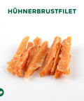 TOPDOG Hühnerbrustfilet in Streifen – Trainingssnack für Hunde (80 g, 96,8 % Huhn)