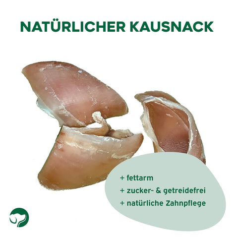 TOPDOG Kalbshufe – Naturkauartikel für Hunde (aus Deutschland, ohne Zusatzstoffe)
