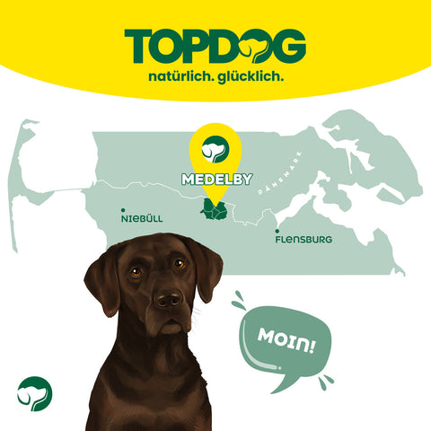 TOPDOG Ochsenziemer 12 cm – Naturkauartikel für Hunde (ohne Zusatzstoffe)