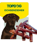 TOPDOG Ochsenziemer 12 cm – Naturkauartikel für Hunde (ohne Zusatzstoffe)