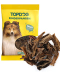 TOPDOG Rinderpansen getrocknet – Naturkauartikel für Hunde (1 kg, ohne Zusatzstoffe)