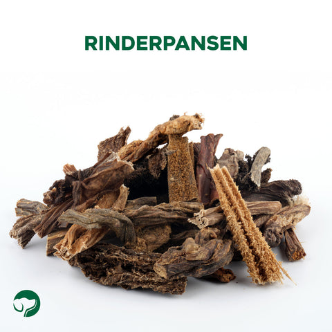TOPDOG Rinderpansen getrocknet – Naturkauartikel für Hunde (1 kg, ohne Zusatzstoffe)