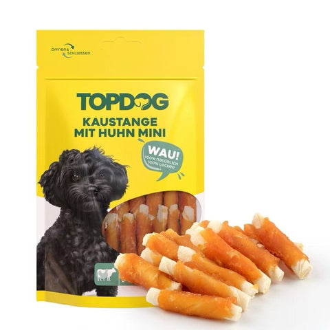 TOPDOG Probierpaket für kleine Hunde – 4 Beutel Naturkauartikel und Trainingssnacks