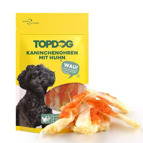 TOPDOG Probierpaket für kleine Hunde – 4 Beutel Naturkauartikel und Trainingssnacks