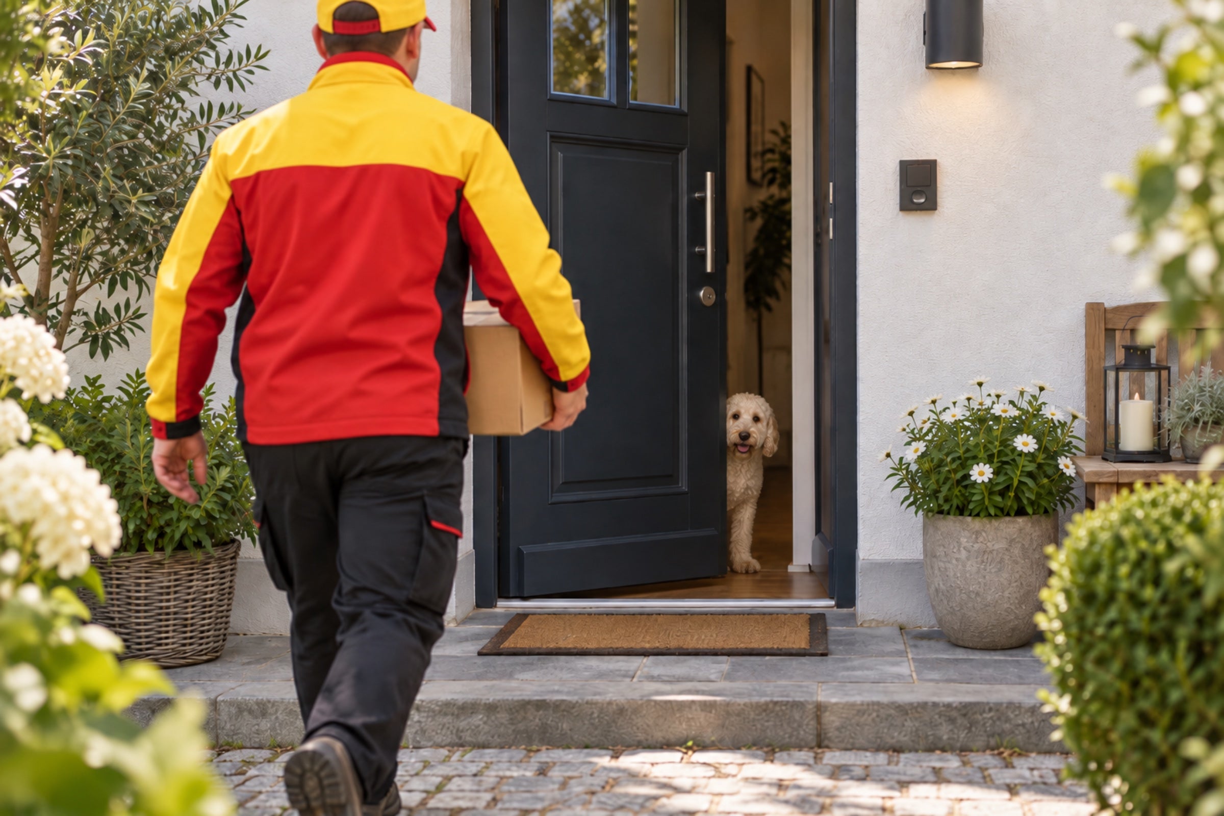 Hund freut sich auf seinen Kausnack